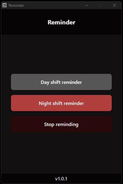 Reminder preview